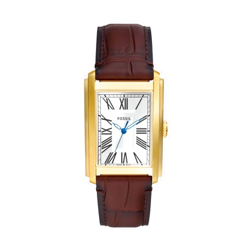 Fossil Carraway Men's Watch with Stainless Steel or Leather Band, Dress Watch for Men