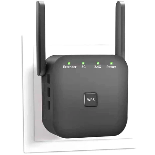 FOTN 2024 Newest WiFi Extender, WiFi Repeater, WiFi Booster, Covers Up to 9860 Sq.ft and 60 Devices, Internet Booster - with Ethernet Port, Quick Setup, Home Wireless Signal Booster
