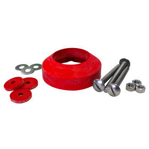 Korky 464BP Universal Toilet Tank To Bowl Gasket & Hardware Kit - Fits Most 2-Inch, 2-Piece Toilet Tanks - Made in USA