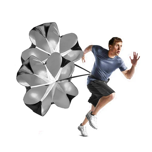 EastyGold Running Speed Chute Resistance Parachute 56 inch Powerchute 2 Pack Umbrella Training Sprint Power Soccer Trainer for Runner, Football, Soccer Drilling