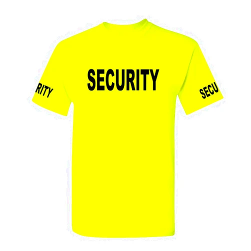 The Goozler v2 Security - Event Duty Staff - Adult Unisex Safety Green T-Shirt
