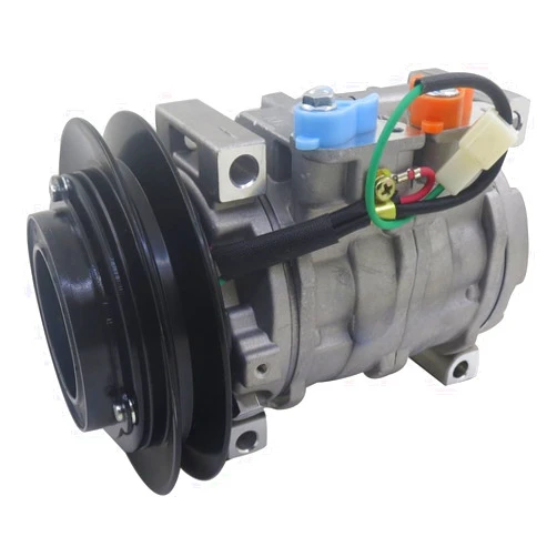 Generic AW New AC Compressor 10S13C 24v Car auto ac compressor For Dyna Lorry Hitachi 503-256-EIR 4709228 4721999 FXB00001040 24V Zax-470-5G 4709228 ZX870H-5G ZX870LC-5B ZX870LC- 4709228 ZX470-5G ZX470H-5G
