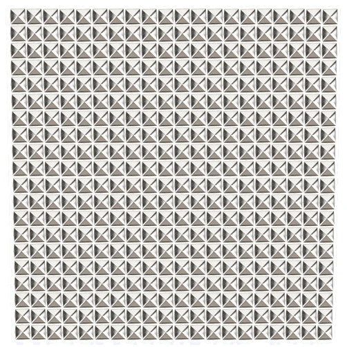 Tomotato 400Pcs Square Rivet, 4 Prongs Brass Nailhead Spikes Punk Rivets for DIY Leathercraft Clothes Belt Bag Shoes Jewelry (4mm-Silver)