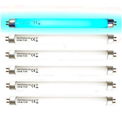 Celiwace 6 Pack UVA-BL T5 6W 32050 F6T5/BL Replacement Bulb Fluorescent Light Tube 6 watt for DynaTrap DT2000XL,DT2000XLP and DT3012, 9 Inches
