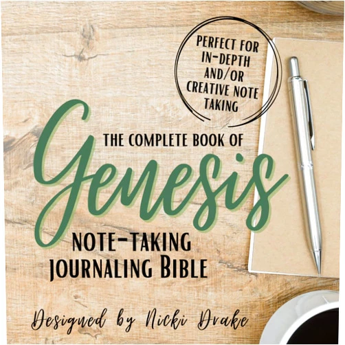 Nicki Drake The Complete Book of Genesis: Note-taking Journaling Bible