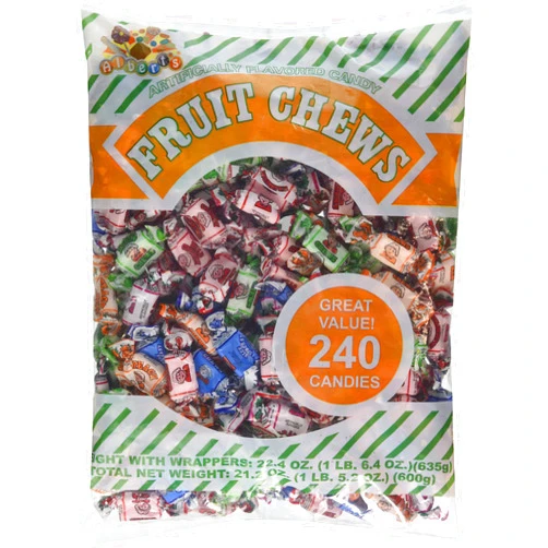 Albert's Chews Fruit Assorted Bag, 240 Piece, 21.2 Ounce