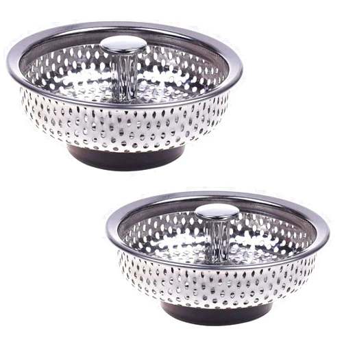 JDYYICZ Pack of 2 Kitchen Sink Drain Strainer Basket and Stopper