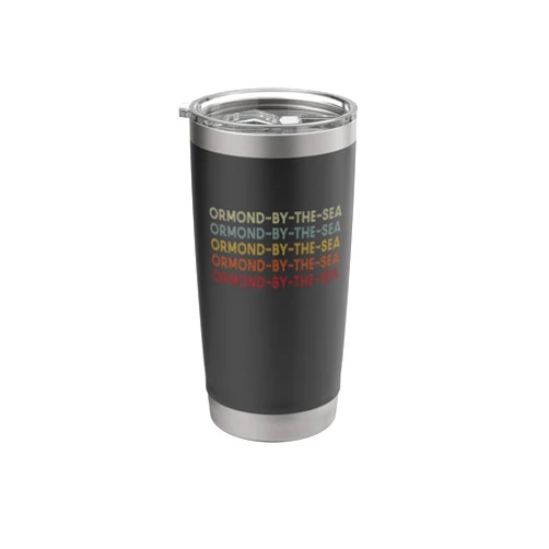 Ormond-By-The-Sea Florida Ormond-By-The-Sea FL Retro Vintage Stainless Steel Insulated Tumbler
