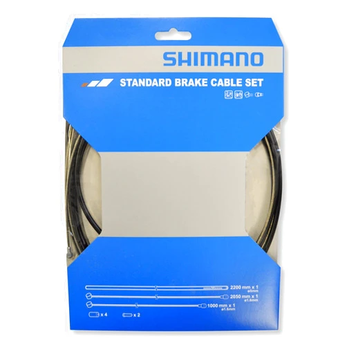SHIMANO Universal Standard Brake Cable Set, For MTB or Road Bikes
