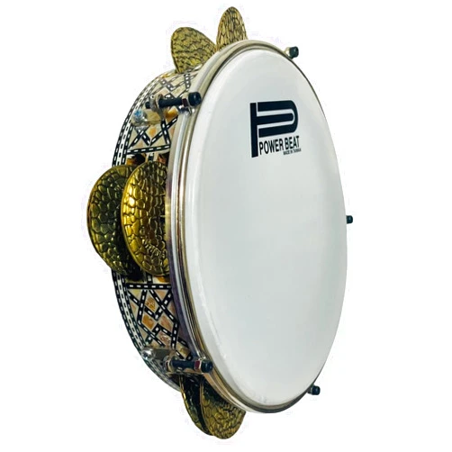 FAMA.store Pro Riq, Tambourine Mosaic By Gawharet El Fan drum darbuka inlaid mother of pearl