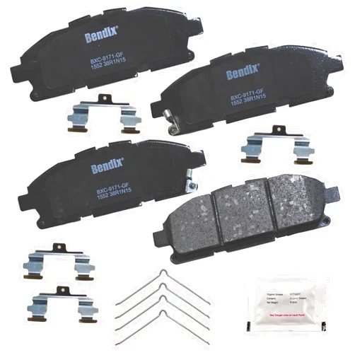 Bendix Priority1 CFC1552 Ceramic Front Brake Pads for Nissan Quest 2017-2011
