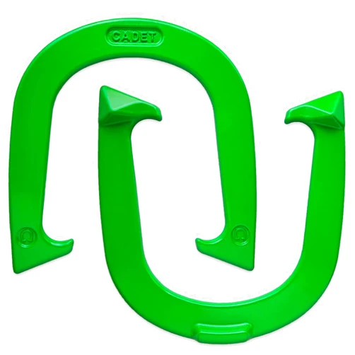 Cadet Horseshoes Light Weight Cadet Pitching Horseshoes - NHPA Sanctioned for Tournament Play - Drop Forged Steel - One Pair (2 Shoes)