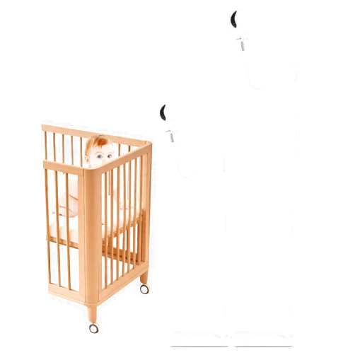 Eadaiylon Monitor Floor Stand Holder for Baby Monitors, Secure Baby Monitor Mount and Adjustable Height, Compatible with Infant Optics DXR-8 Pro
