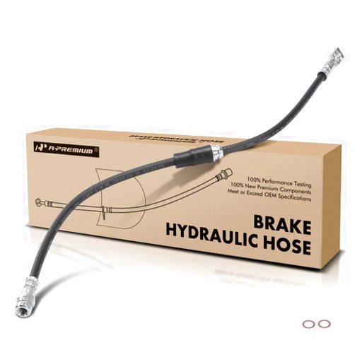 A-Premium Front Driver or Passenger Brake Hydraulic Hose Compatible with Select Volkswagen Models - Beetle 2012-2019, For Jetta 2012-2018, Passat 2012-2020 - Replace# 561611701