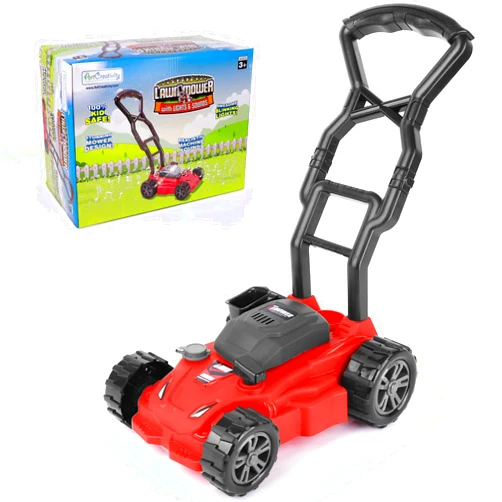 ArtCreativity Kids’ Lawn Mower Toy - 21 Inches Tall - Lawn Mower for Kids with Startup Sound and Wheels with Realistic Motor-Like Sound - Play Lawn Mower for Boys and Girls 3 and Up
