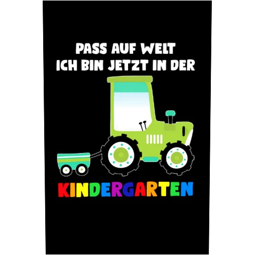 German Edition by Jonathan Meyer (Author) Pass auf Welt Ich bin jetzt im Kindergarten: Kindergarten & Traktor Notizbuch 6' x 9' Kita-Anfang Schulstart Geschenk (German Edition)