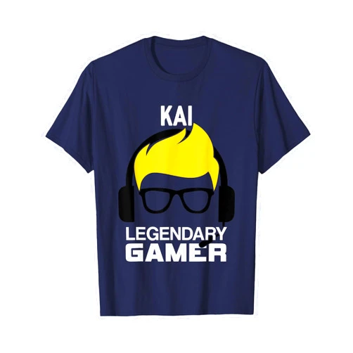 SukunTees Kai Name Gift Kai Name Gift - Personalized Legendary Gamer T-Shirt