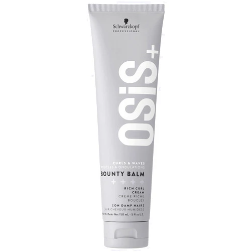 OSiS+ Bounty Balm Rich Curl Cream 5oz | Reduces Frizz and Enhances Natural Textures | Non-Stiff | Non-Crunchy | All Curly Types