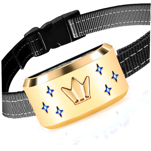 HVRSTVILL Dog Bark Collar Effective for Small Medium Large Dogs with Beep & Vibration - NO Shock Rechargeable Anti Bark Training Collar, Safely and Humane Dog Collar, Adjustable Belt