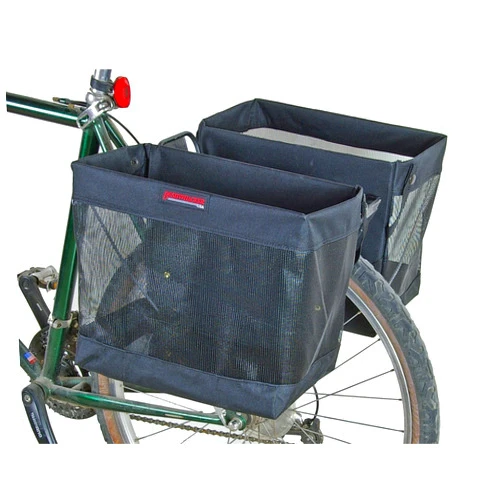 Bushwhacker Omaha - Bicycle Grocery Pannier Cycling Rack Basket Bike Rear Bag Rear Accessories - Sold as Pair
