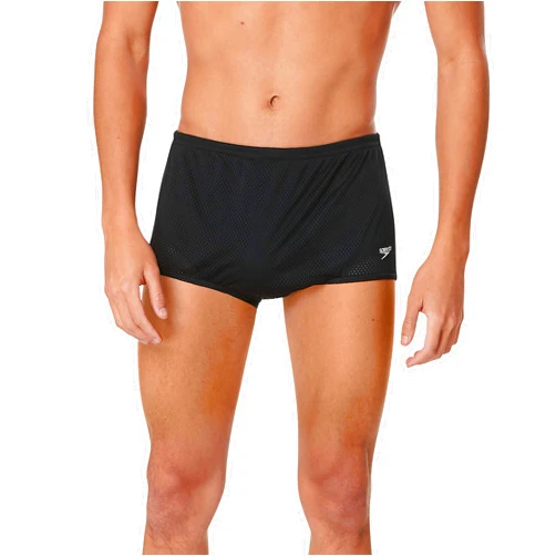 Speedo Men's Swimsuit Square Leg Poly Mesh Training Suit