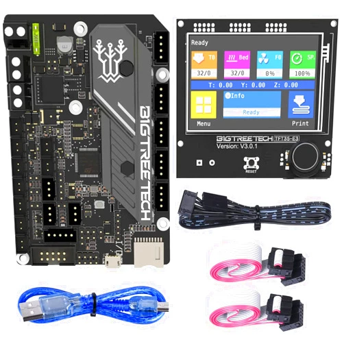 BIGTREETECH Direct BIGTREETECH SKR Mini E3 V3.0 Control Board +TFT35 E3 V3.0.1 Touch Screen Display 32Bit Silent Board Integrated with TMC2209 UART Stepper Driver Compatible with Ender 3/5 Ender 3 Pro/V2 3D Printer