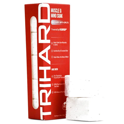 TRIHARD Athletic Muscle & Bath Soak - Rejuvenating Bath Tablets for Active Recovery, Dead Sea & Epsom Salt Formula, 5-Pack for Muscle Recovery & Joint Comfort