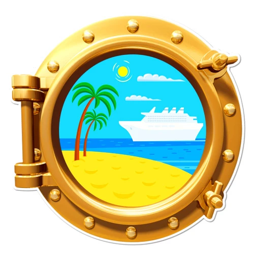 Cruissica Cruise Door Decorations Porthole, Funny Magnetic Cruise Decorations for Cabin Door or Stateroom…