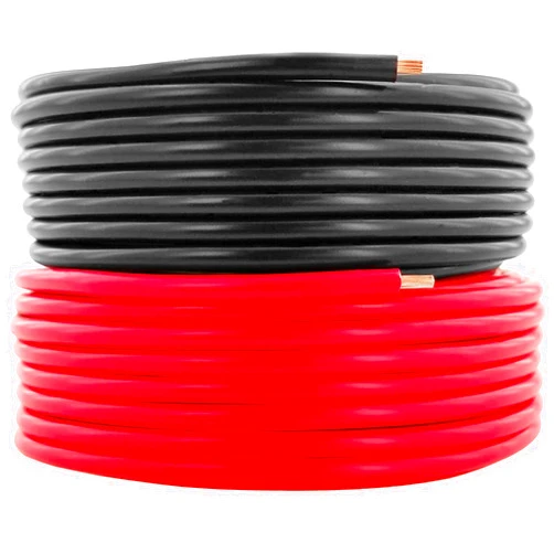 GS Power 14 AWG (True American Wire Gauge) CCA Copper Clad Aluminum Primary Wire 25 ft Red & 25 ft Black. for Car Audio Speaker Amplifier Remote Trailer Harness Wiring (Also Available in 16 & 18 Ga)