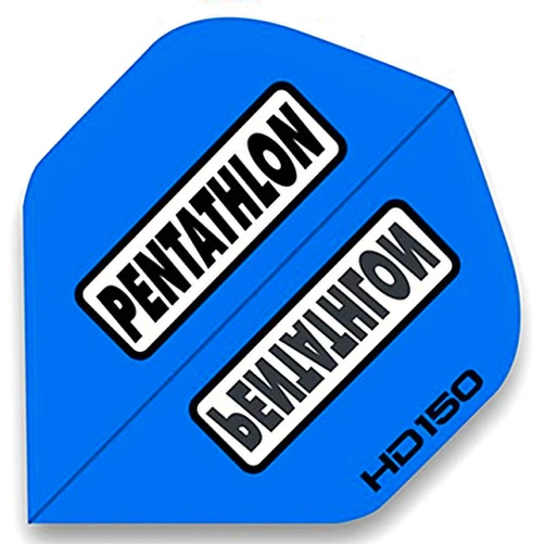 Pentathlon 3 Sets of Standard Size Pentathlon HD150 Dart Flights Blue