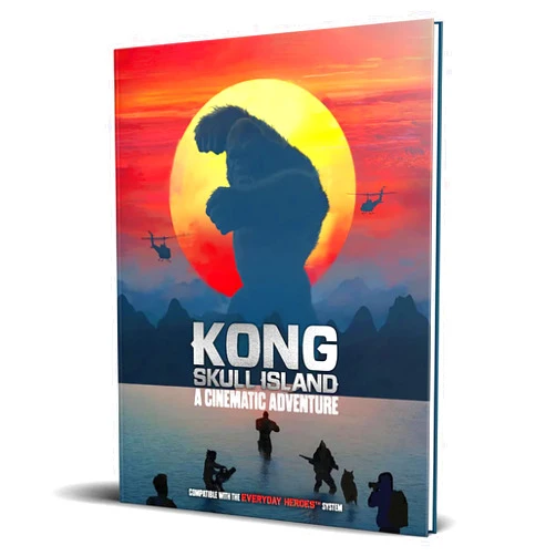 Evil Genius Games Everyday Heroes Kong: Skull Island Cinematic Adventures Roleplaying Game, Orange