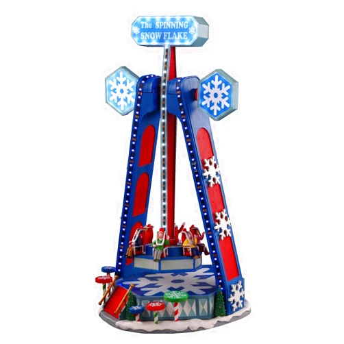 Lemax The Spinning Snowflake, with 4.5V Adaptor #04737