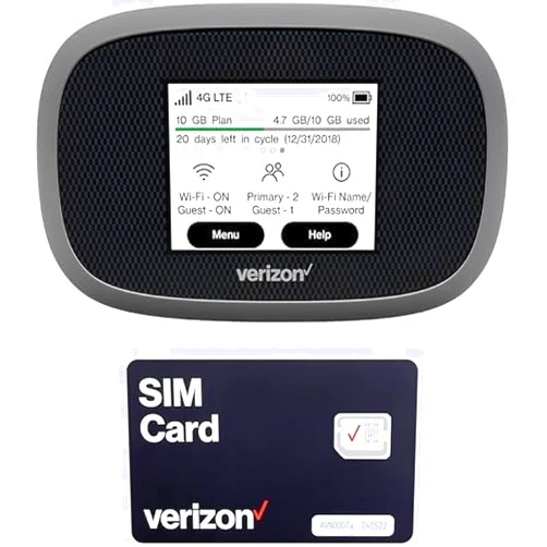EVDO-LINK Verizon Jetpack Inseego WiFi 4G LTE MiFi 8800L | LTE Cat18 LTE Up to 1 Gbps | EVDO-LINK Bundle for Mobile Hotspot | Verizon sim Card Included (Need to Buy Your own Data Plan)