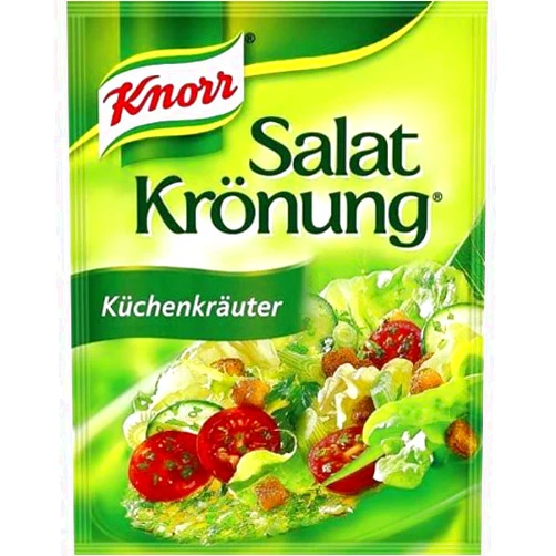 Knorr Kuchenkrauter Salad Dressing - Pack of 4 x 5 pcs ea.