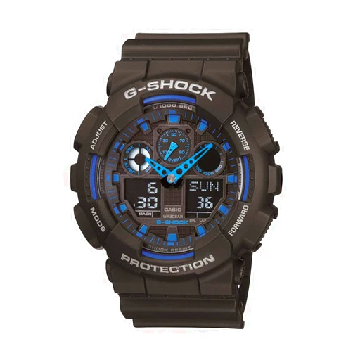 Canon Casio Men's GA-100 XL Series G-Shock Quartz 200M WR Shock Resistant Watch