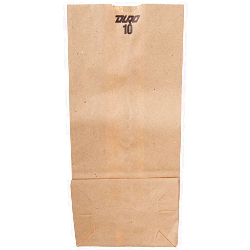 DURO 10 lb. Brown Paper Bag - 500 per pack