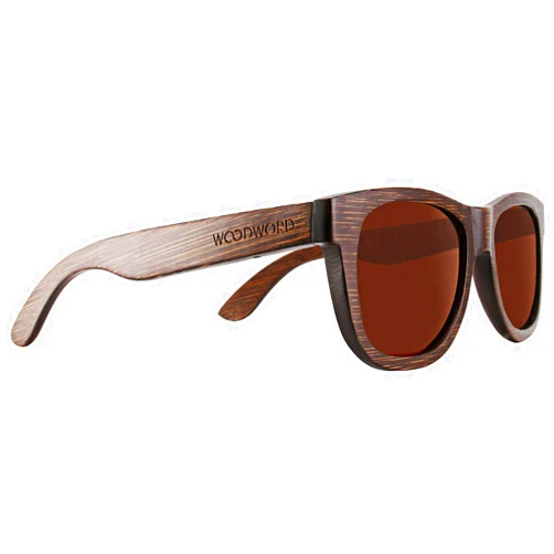 WOODWORD Polarized Wood Sunglasses for Men Women - Bamboo Wood Sunglasses with Case