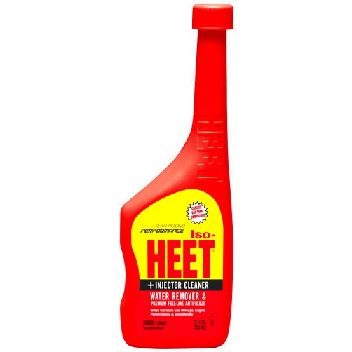 Iso-HEET Water Remover And Premium Fuel Line Antifreeze + Injector Cleaner - Helps Increase Gas Mileage - Improves Engine Performance - Year Round Performance, 12 fl. oz. (28202-24PK)