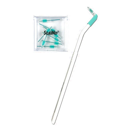 Staino S316-6 Interdental Brush Refills Starter Kit, 1 Refillable Handle, 8 Assorted Microfine Brushes