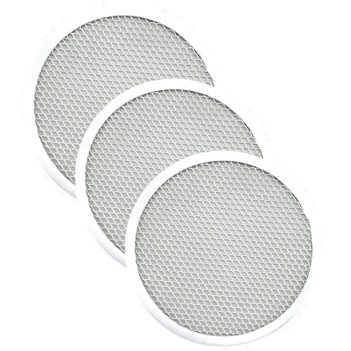 Winco 10 Aluminum Winware Inch Seamless Pizza Screen (Pack of 3)