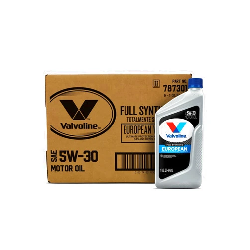 Valvoline European Vehicle Full Synthetic SAE 5W-30 Motor Oil 1 QT, Case of 6