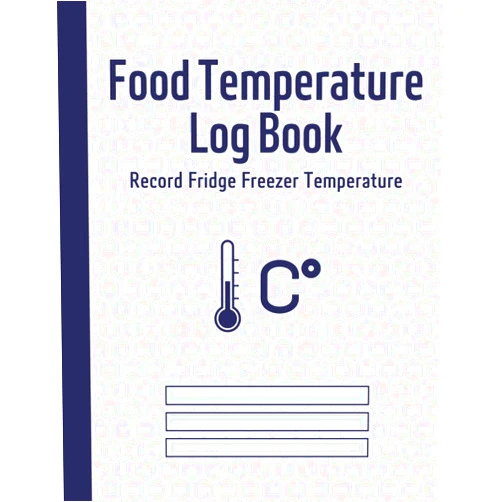 VitaLife Publishing Food Temperature Log Book to Record Fridge Freezer Temperature: Daily Log Sheets to Simple Temperature Monitoring for Restaurants, Food Vendors, Business, Storage and More | Keep Food Health & Safety