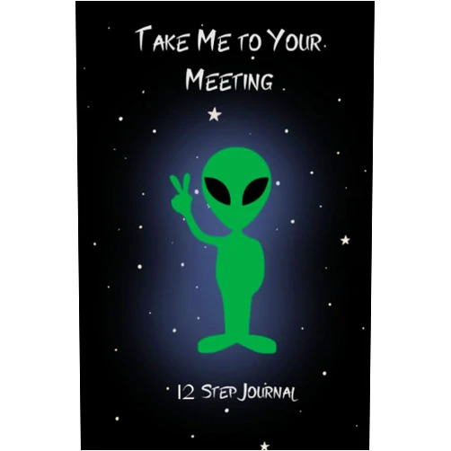 Book Designs Take Me To Your Meeting: Self Reflecting 12 Step Workbook/NA/Narcotics Anonymous/Never Alone/Recovery Workbook/Document Your Journey Through The 12 Step Program/Addiction/Rehab Books/Clean And Sober