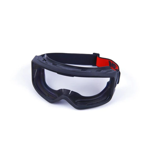 3M GoggleGear Eye Protective Goggle 3000 Series, Clear Scotchgard Anti-Fog/Anti-Scratch Lens, Premium Cloth Strap, TPV Shroud, 1 Pair, GG3301-SGAF, ANSI Z87.1, CSA Z94.3, D3 D4 Rating