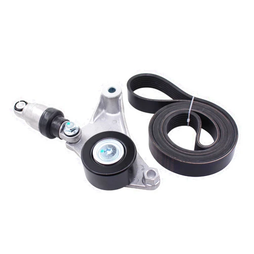XtremeAmazing Drive Belt Tensioner Pulley and Serpentine Belt Component Kit for Toyota Camry Solara RAV4 Highlander Scion tC 2.4L