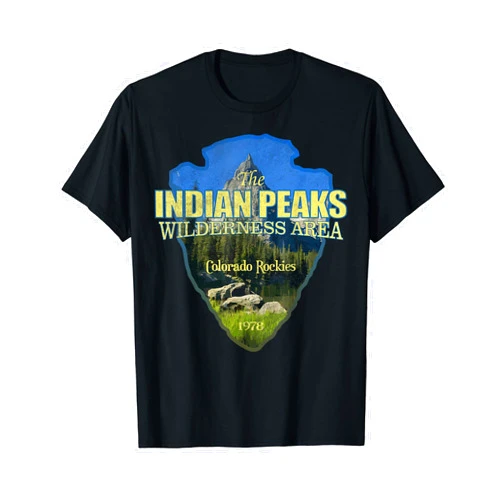 Nature Indian Peaks Wilderness Arrowhead Camping Vintage Nature Indian Peaks Wilderness Arrowhead Camping T-Shirt