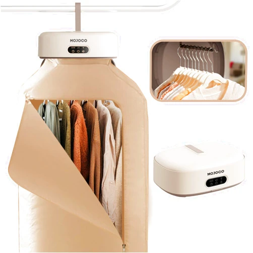 Mojoco Portable Clothes Dryer - Portable Dryer for Apartment, RV, Travel - Premium Mini Dryer Machine for Light Clothes, Underwear, Baby Clothes - Quick and Easy to Use Small/Compact Dryer Machine