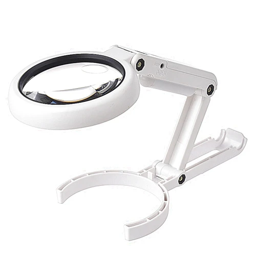 Meichoon Magnifier Glass Table Lamp,5X/11X Foldable Magnifying Lamp USB Powered,with 8 LED Lights,for Reading,Hobbies,Jewelry,Task Crafts or Workbench