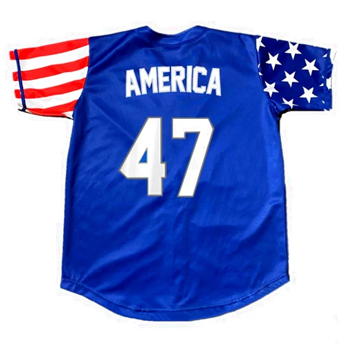 INBEAN USA Jersey America #1 Statue of Liberty #45#47 Trump Men's Baseball Jersey S-3XL