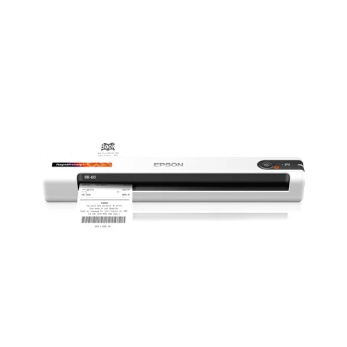 Epson RapidReceipt RR-60 Mobile Color Receipt & Document Scanner with ScanSmart AI PRO Receipt Management & PDF Software for PC & Mac